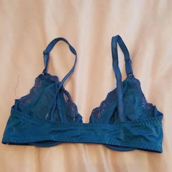 Vtg Warner's Lace & Satin Shine-on  Bra 34B - Picture 3 of 6